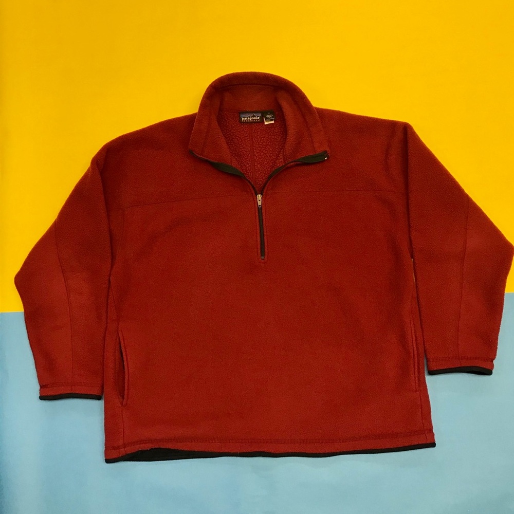 Vintage Patagonia Deep Neck Pile Synchilla Fleece